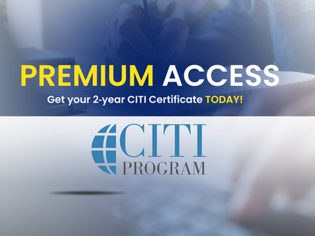 Premium access to CITI courses through Parami University 