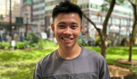 Kaung Myat Phyo (Kelvin), a Parami alumnus, studying PPE