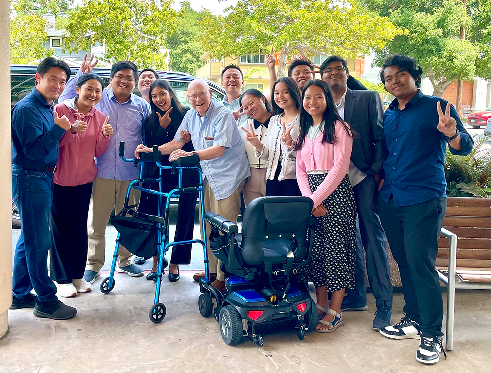 Parami President and undergraduate students visited Dwight Clark following the 2024 summer program in the United States.