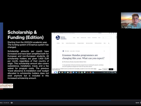 PUCDC Graduate Talk Series: Erasmus Mundus Joint Master’s Program