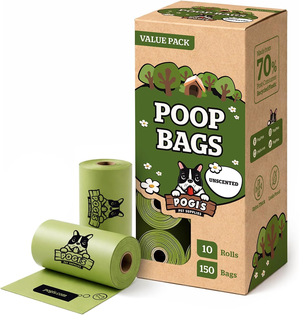 Thumbnail: Pogi’S Dog Poop Bags – Leak-Proof & Extra Thick Pet Waste Bags (Unscented, 30 Ro