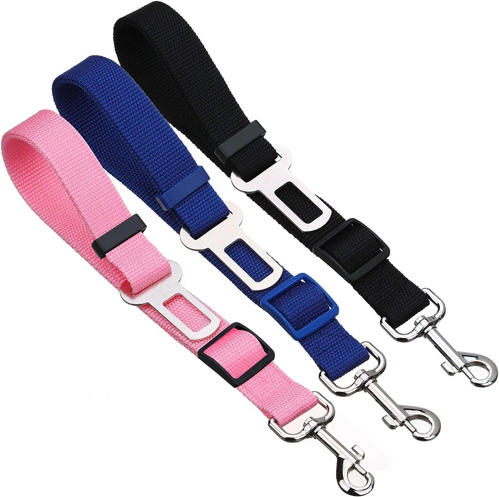 Thumbnail: 2 Packs Adjustable Length Pet Dog Cat Car Seat Belt Pet Seat Belt Pet Accessorie