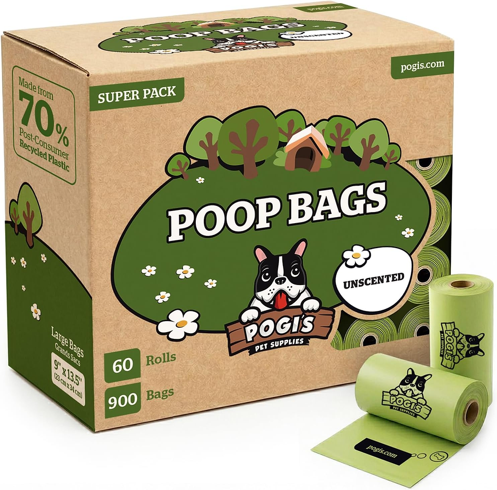 Thumbnail: Pogi’S Dog Poop Bags – Leak-Proof & Extra Thick Pet Waste Bags (Unscented, 30 Ro