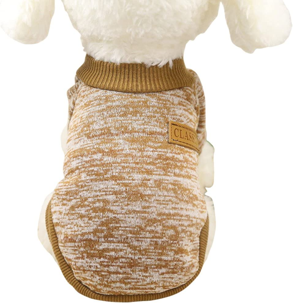 Thumbnail: Pet Dog Classic Knitwear Sweater Warm Winter Puppy Pet Coat Soft Sweater Clothin