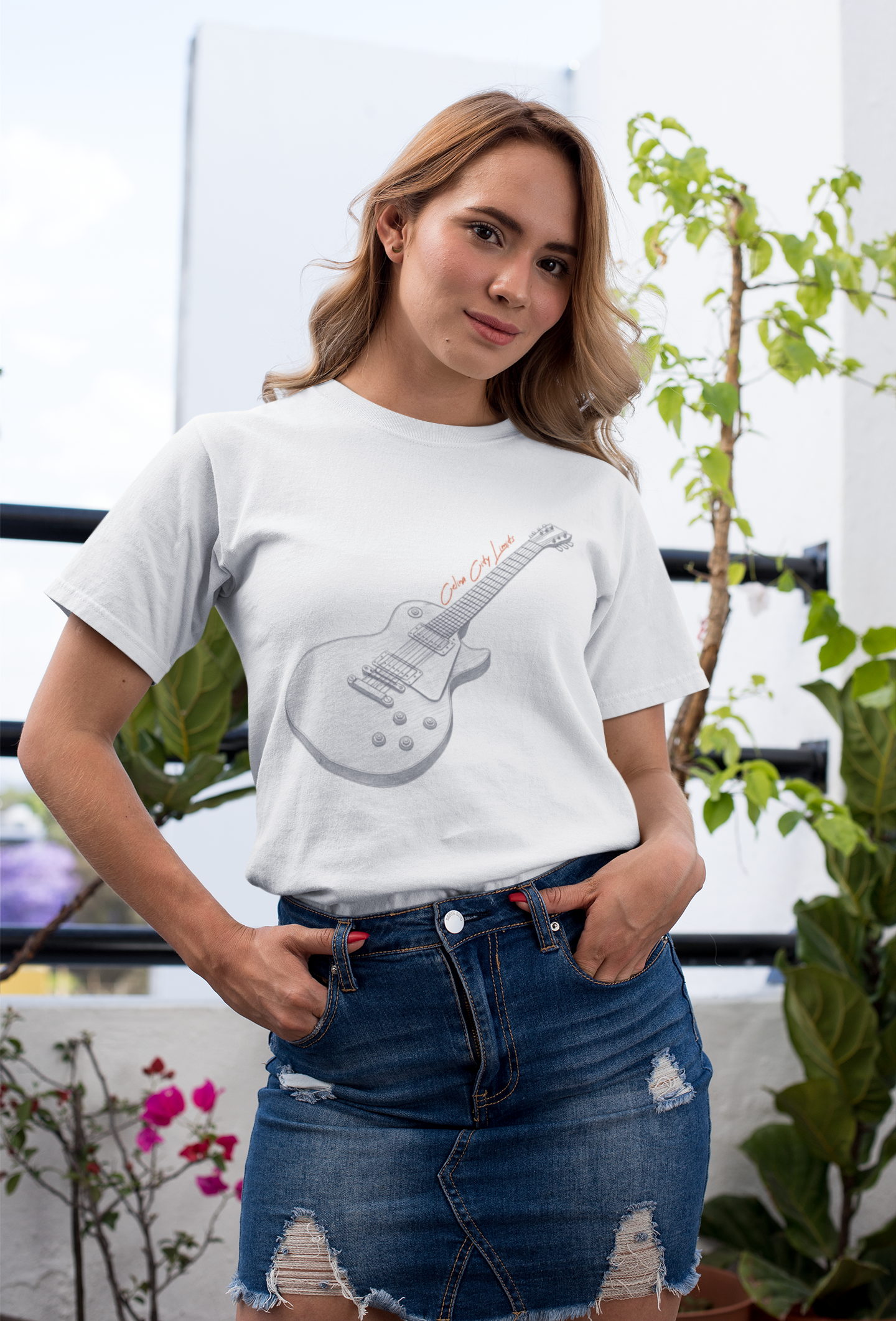 Celina City Limits “Guitar Sketch” Tee