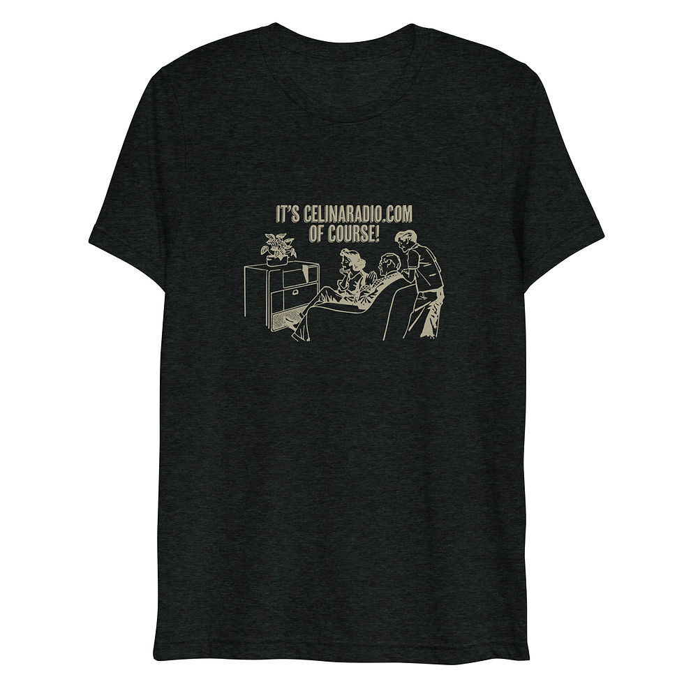 Thumbnail: It's Celina Radio, Of Course! Graphite Gray T-Shirt