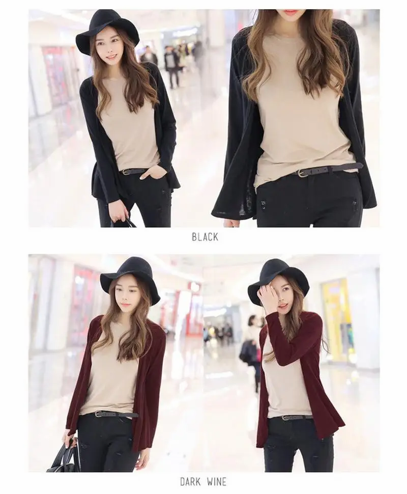 Thumbnail: Spandex Rayon Shawl Cardigan