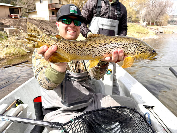 streamer fishing on the missouri river for big brown trout