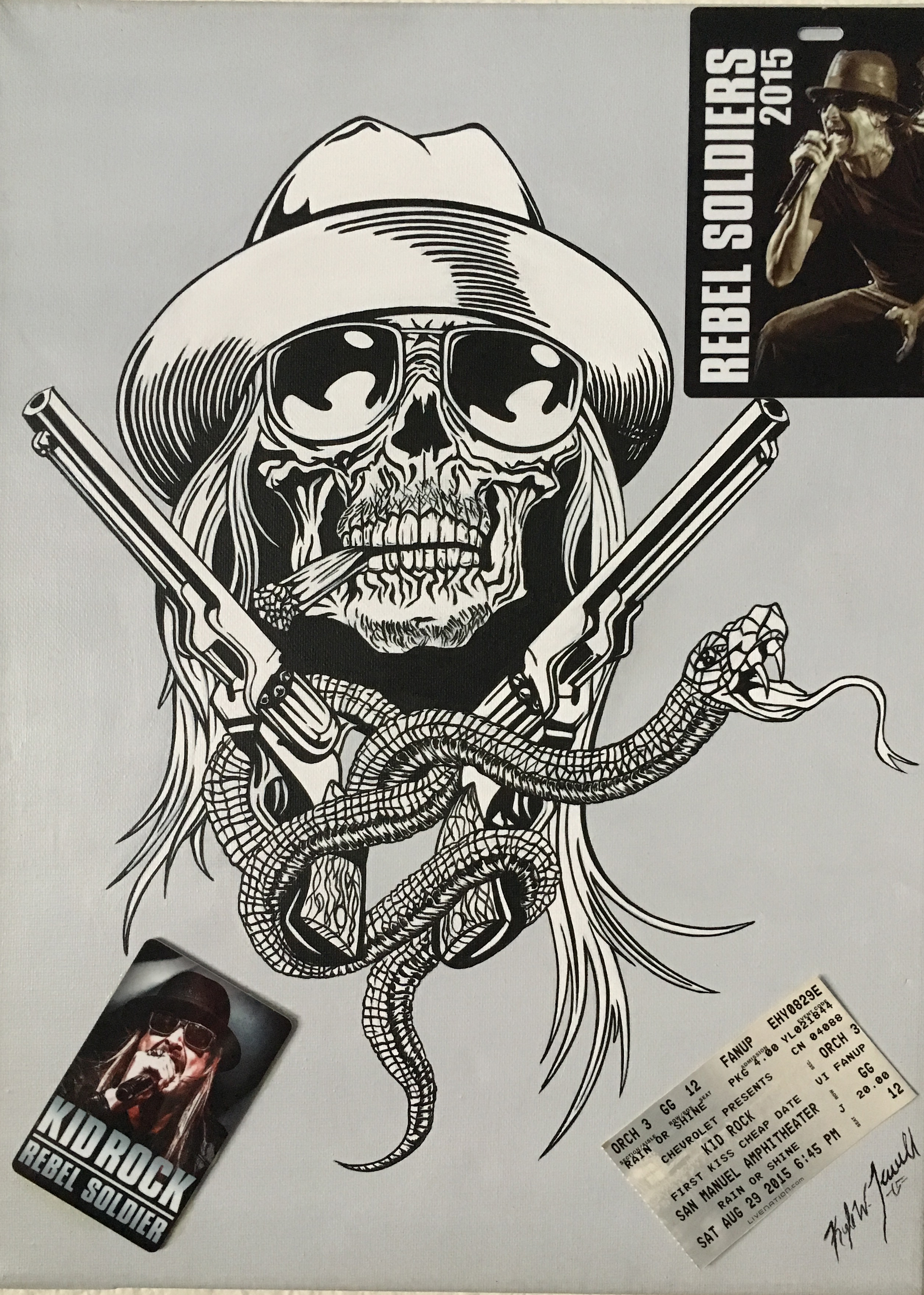 American Badass with Concert Items