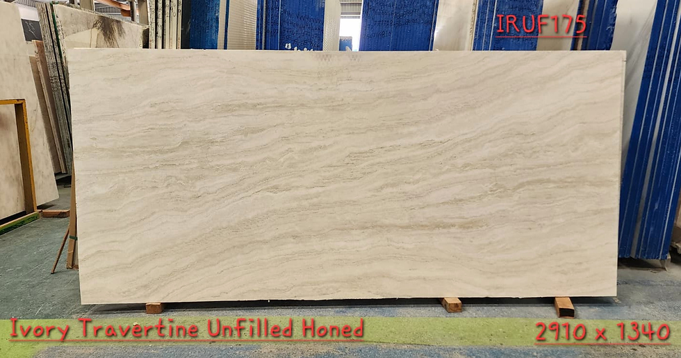 Ivory Travertine Unfilled Honed