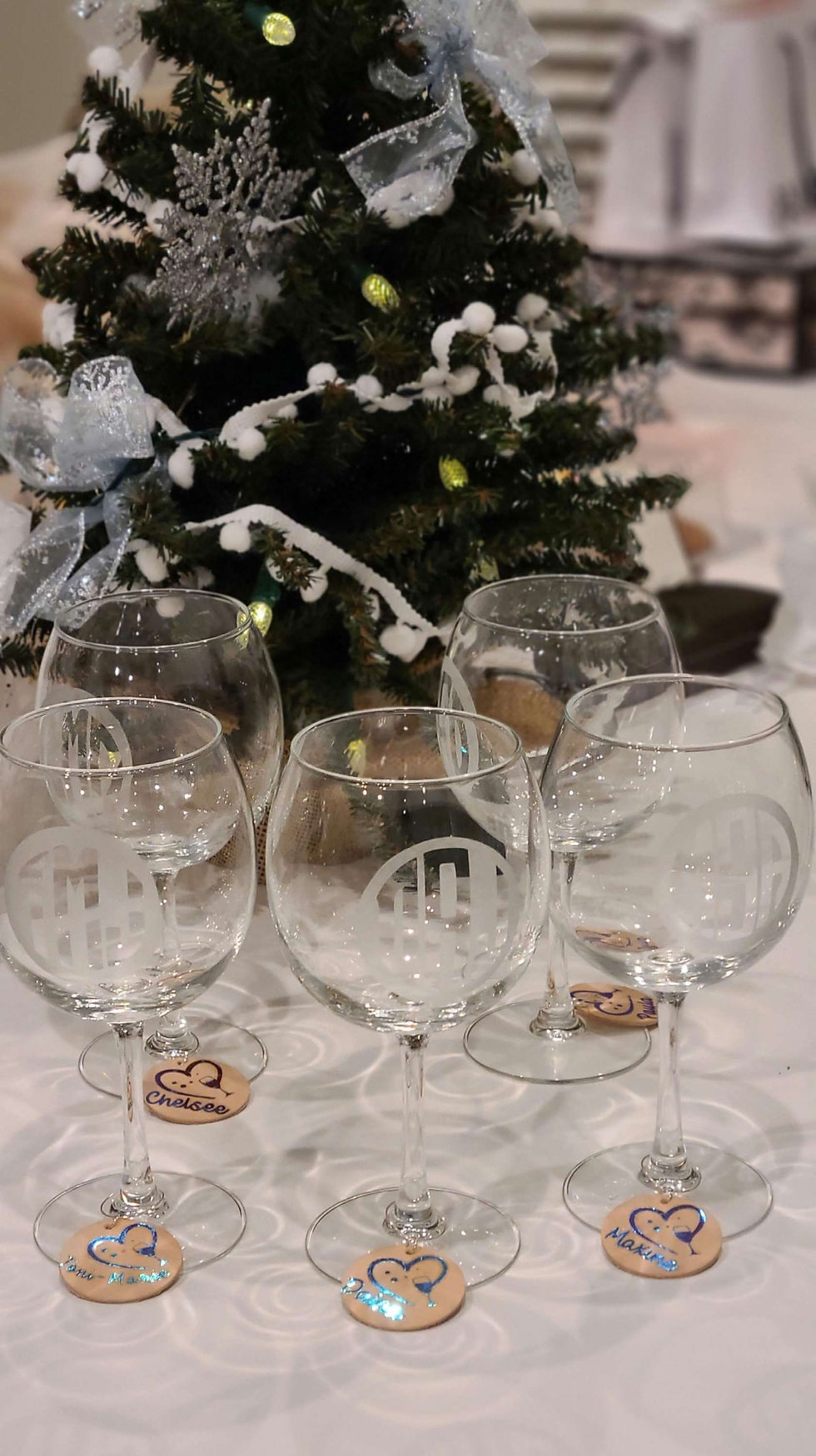 Etched Glass Stemware