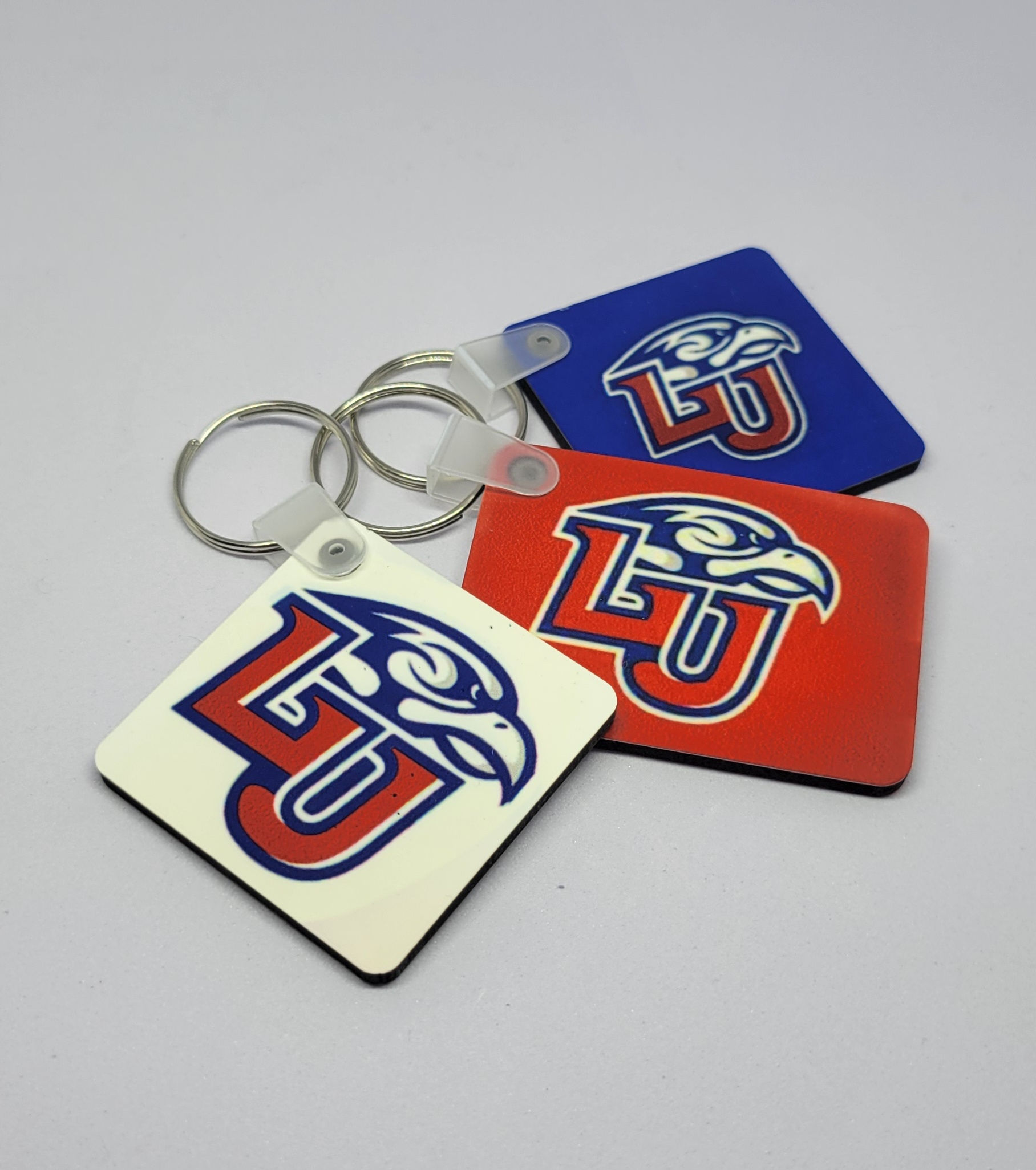 Liberty University Licensed Wood Keychain