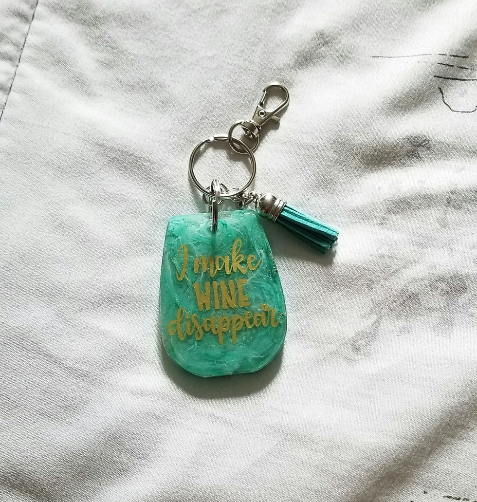 Thumbnail: Wine Tumbler Keychain