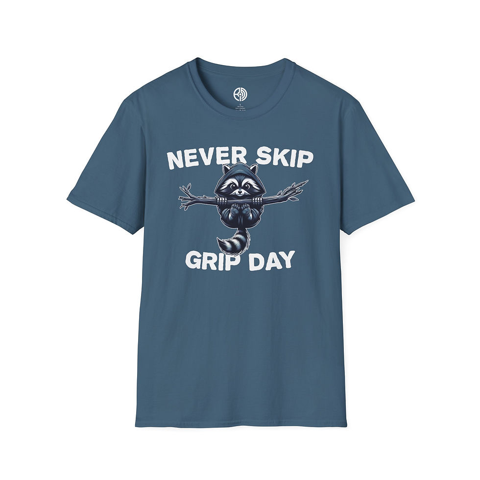 Thumbnail: "Never Skip Grip Day" Unisex Soft Tee