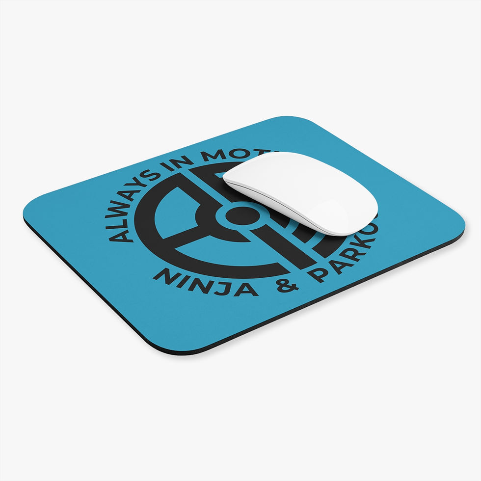 Thumbnail: Always in Motion Ninja & Parkour Mouse Pad — Athletic Desk Mat