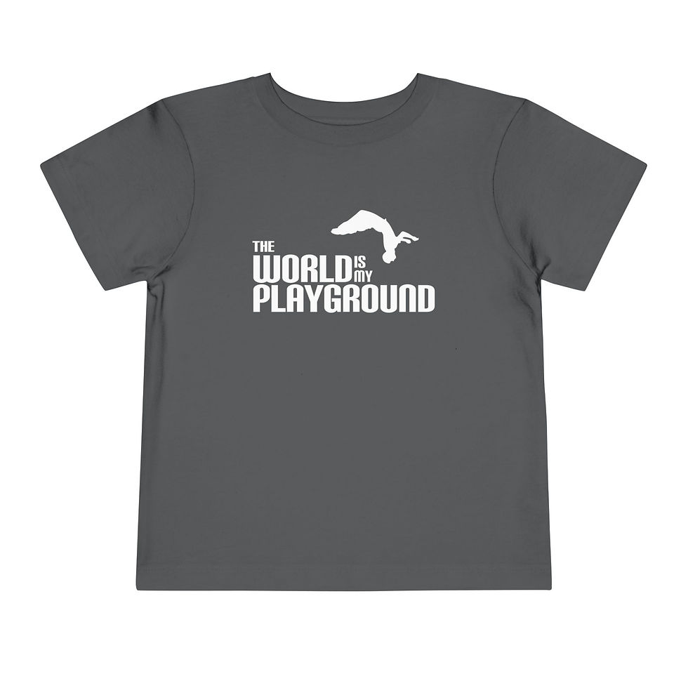 Thumbnail: "The World is My Playground", Toddler Tee