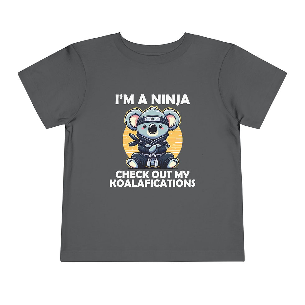 Thumbnail: "Koalafications" Toddler Ninja Tee