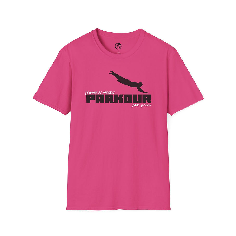 Thumbnail: AIM Parkour "Take Flight" Unisex Softstyle Tee