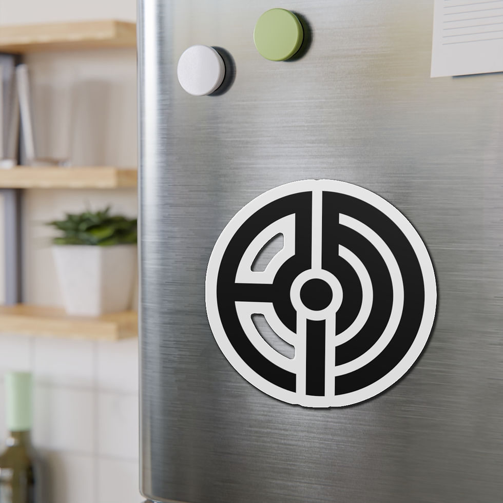 Thumbnail: AIM Black Logo, Die-Cut Magnet