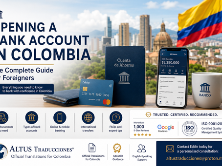 Opening a Bank Account in Colombia: The Complete Guide for Foreigners ⭐