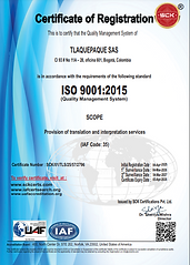 ISO 9001:2015 – Altus Traducciones oficiales y certificadas con calidad internacional