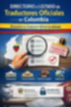 Directorio y listado de traductores oficiales certificados en Colombia para trámites legales, académicos y migratorios