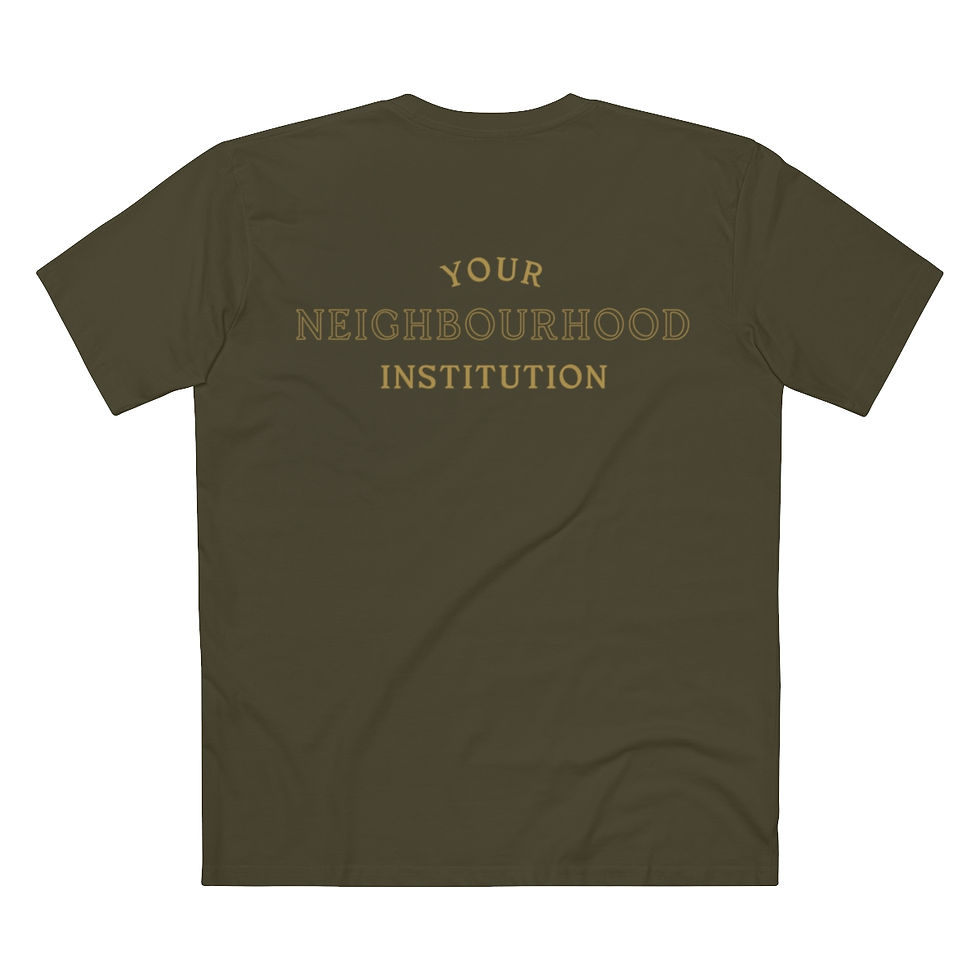 Thumbnail: Black or Green Crew neck Gold Neighbourhood Institution