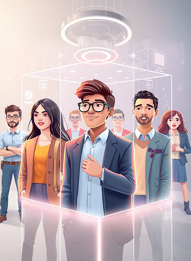 D illustration of diverse young professionals around a holographic AI interface_edited.jpg