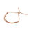 Thumbnail: Links of London Starlight 18kt Rose Gold Vermeil & Sapphire Square Bracelet