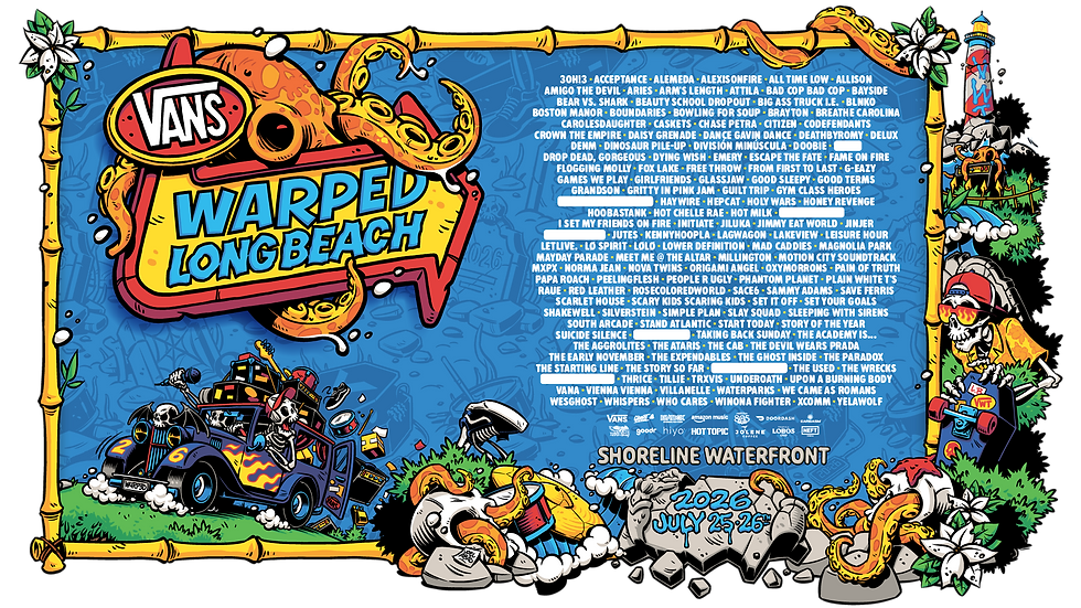 Warped Long Beach Lineup
