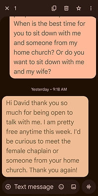 A Note on Privacy and Care
To honor the dignity and safety of those in the outreach program, I have redacted all personal names, family details, and addresses from the correspondence shared here. Protecting the privacy of these individuals is a priority as they navigate this difficult time. I ask that you join me in prayer for these men and women, their families, and their children, that the Lord may provide them with strength, comfort, and peace during this season.