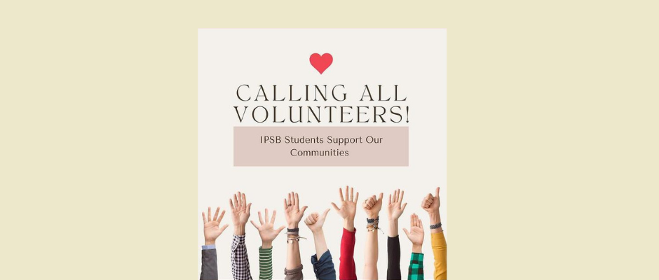IPSB Students Give Back To Our Communities
