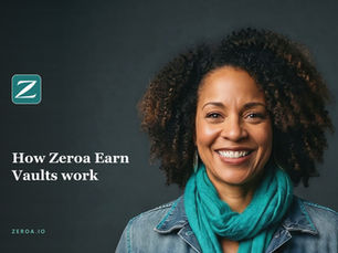 How Zeroa Earn Vaults work