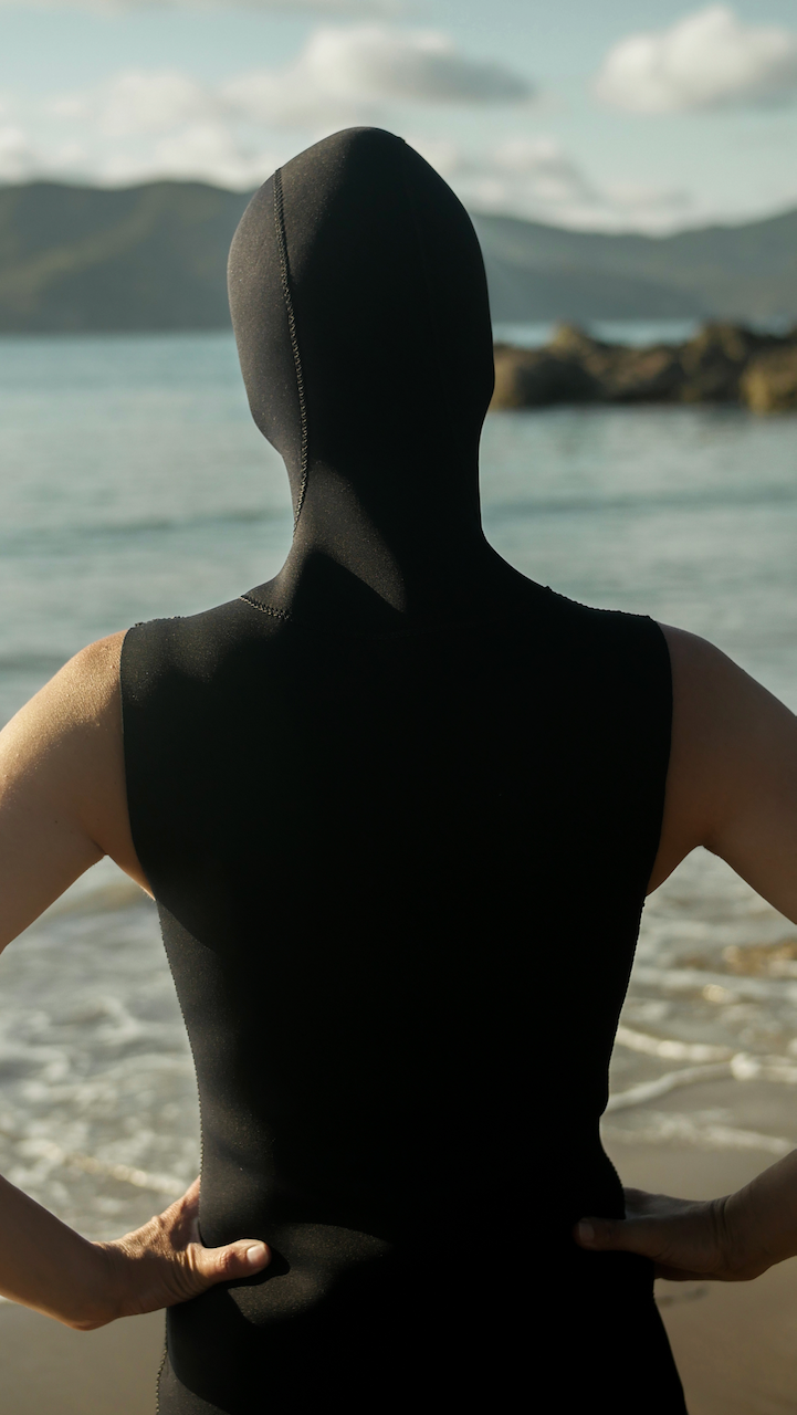 Thumbnail: Neoprene-Dive-Vest-With-Hood-3mm-Yamamoto-Sleeveless