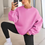 Thumbnail: Luxe Women's  Solid Color CrewNeck