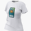 Miniatură: Tricou alb damă mesaj Barni My Boss is calling