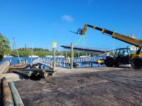 Dock Upgrades Underway at Anclote River Park