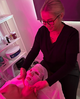 Picture of Nikki Harvey, the boss of The Light Lounge Beauty and The Light Lounge in Hadleigh Suffolk.