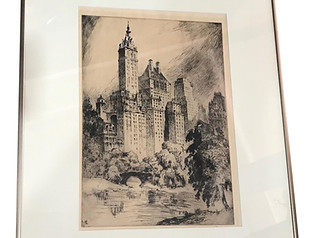 Drypoint Central Park