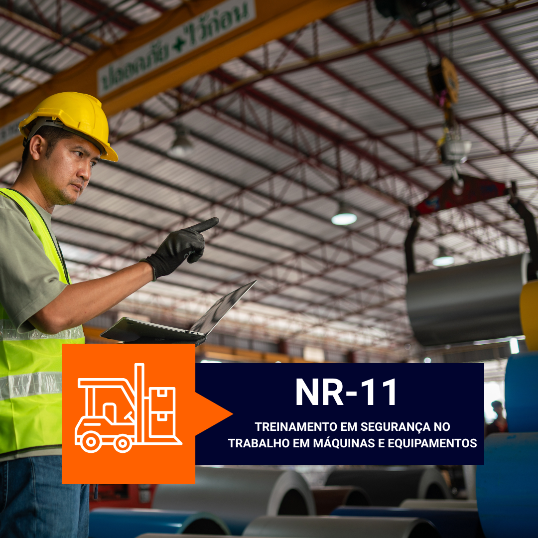NR 11- Treinamento de Transporte, Mov., Armazenagem e Manuseio de Materiais (8h)
