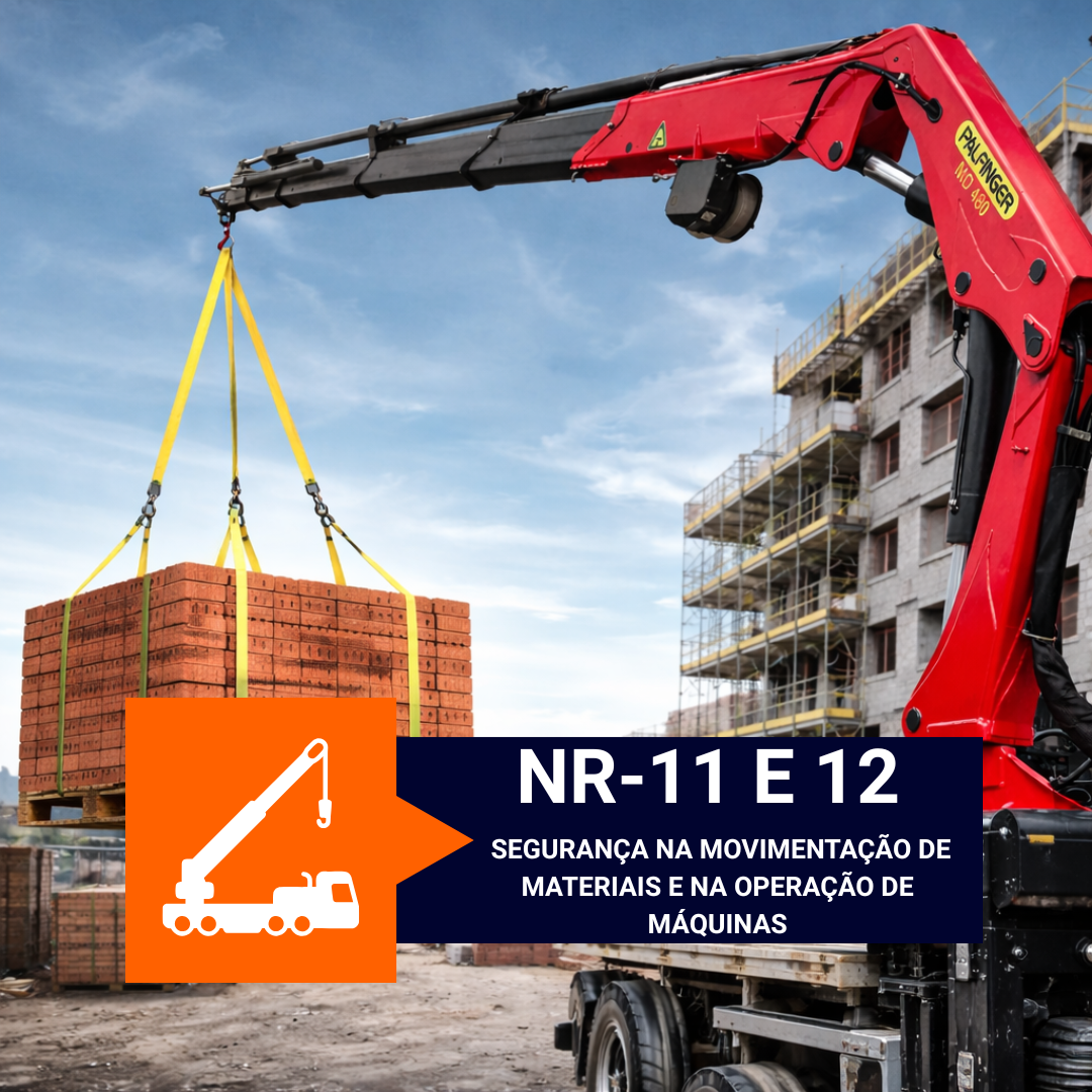 NR 11 e NR 12 - Segurança na Movimentação de Materiais e na Operação de Máquinas