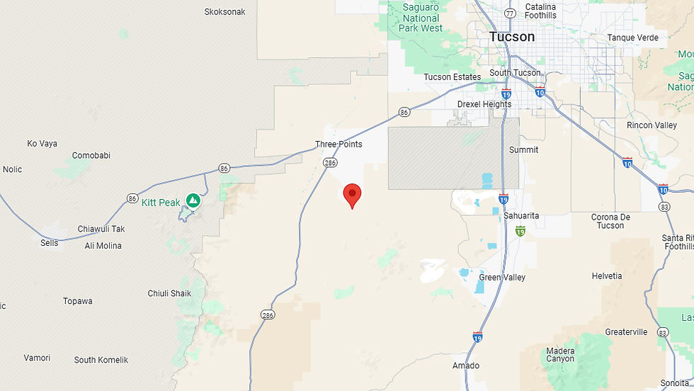 Thumbnail: 1.6-acres $10,600 ($359 Initial Payment) Pima County, AZ southwest of Tucson