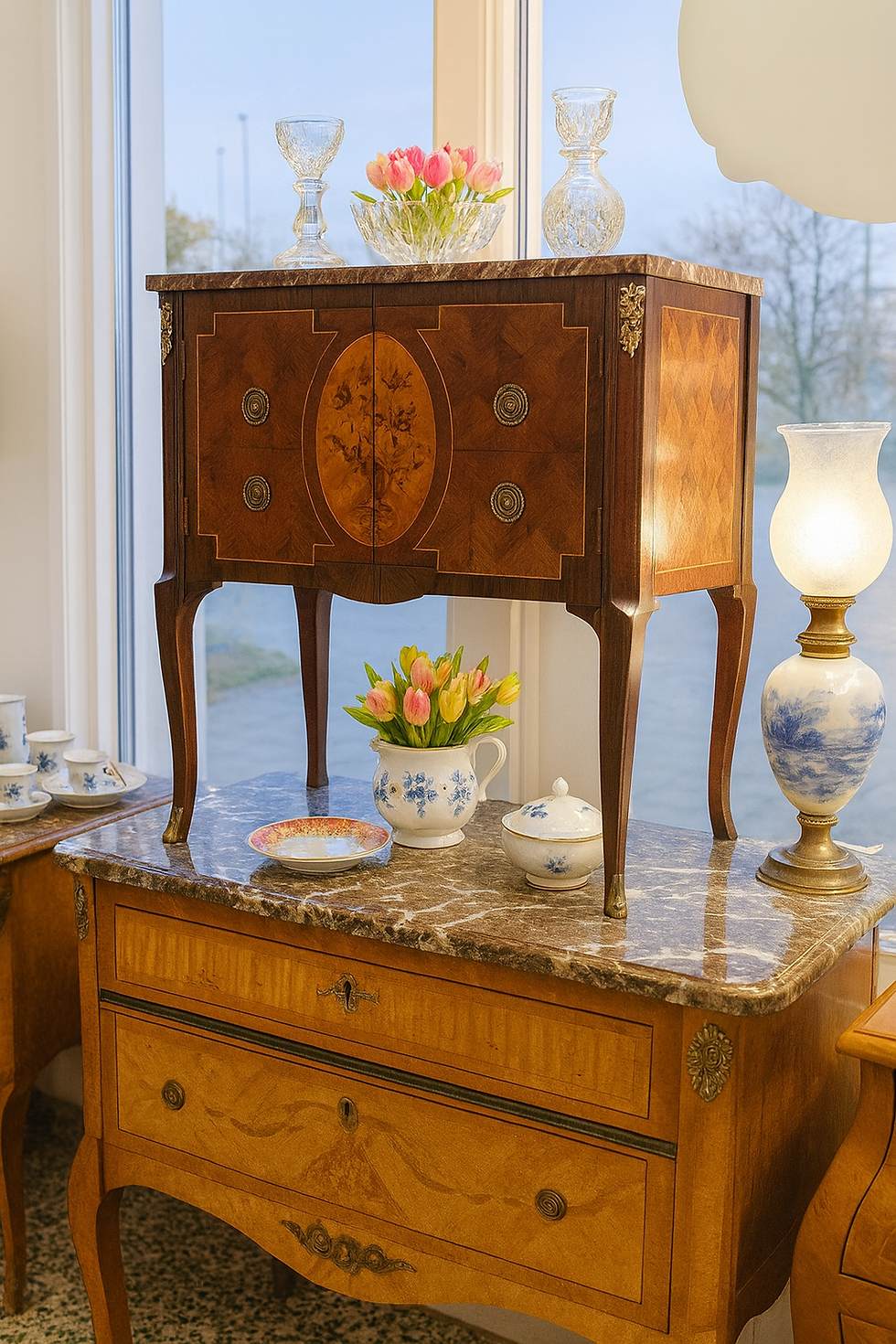 Curated antique shop collection of vintage home decor and second hand items