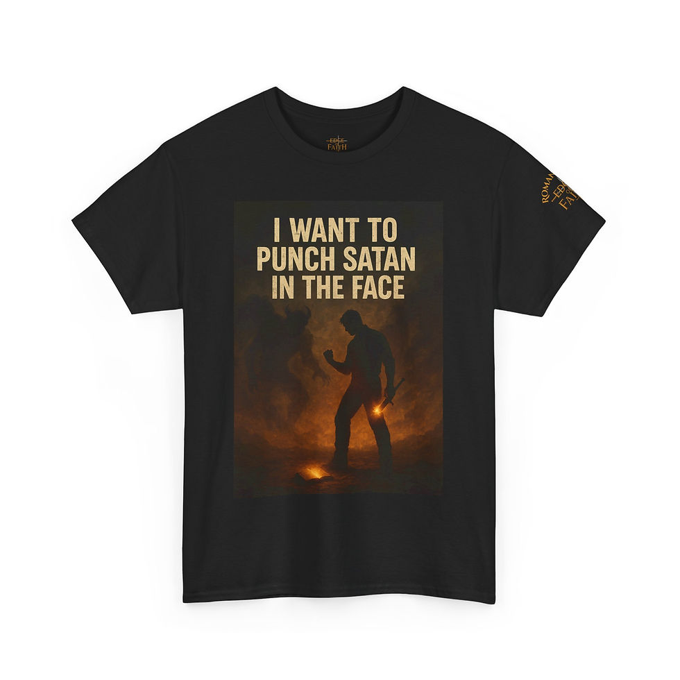 Christian Spiritual Warfare - I Want to Punch Satan in the Face Unisex T-Shirt