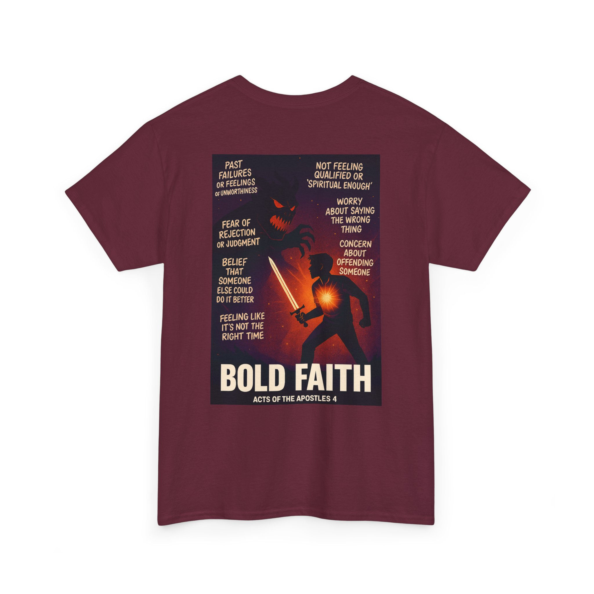 Faithful Warrior Tee - Acts of the Apostle 4 - Bold Faith