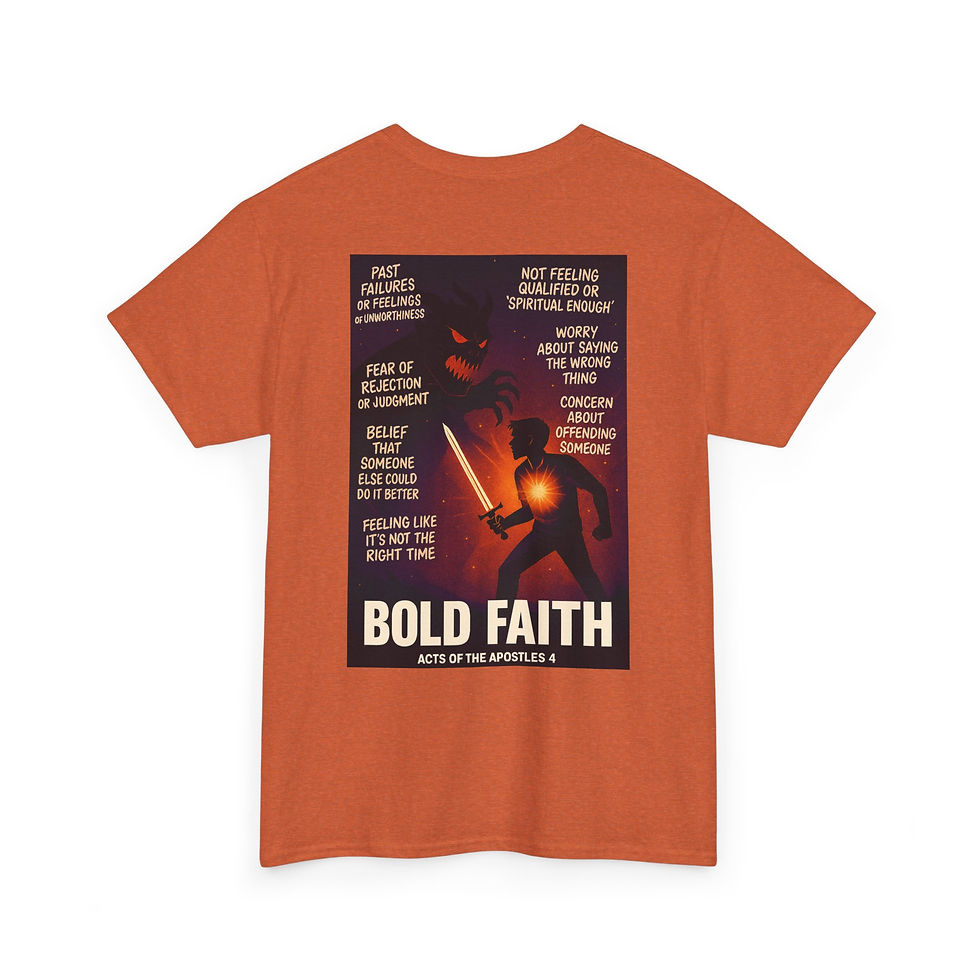 Thumbnail: Faithful Warrior Tee - Acts of the Apostle 4 - Bold Faith