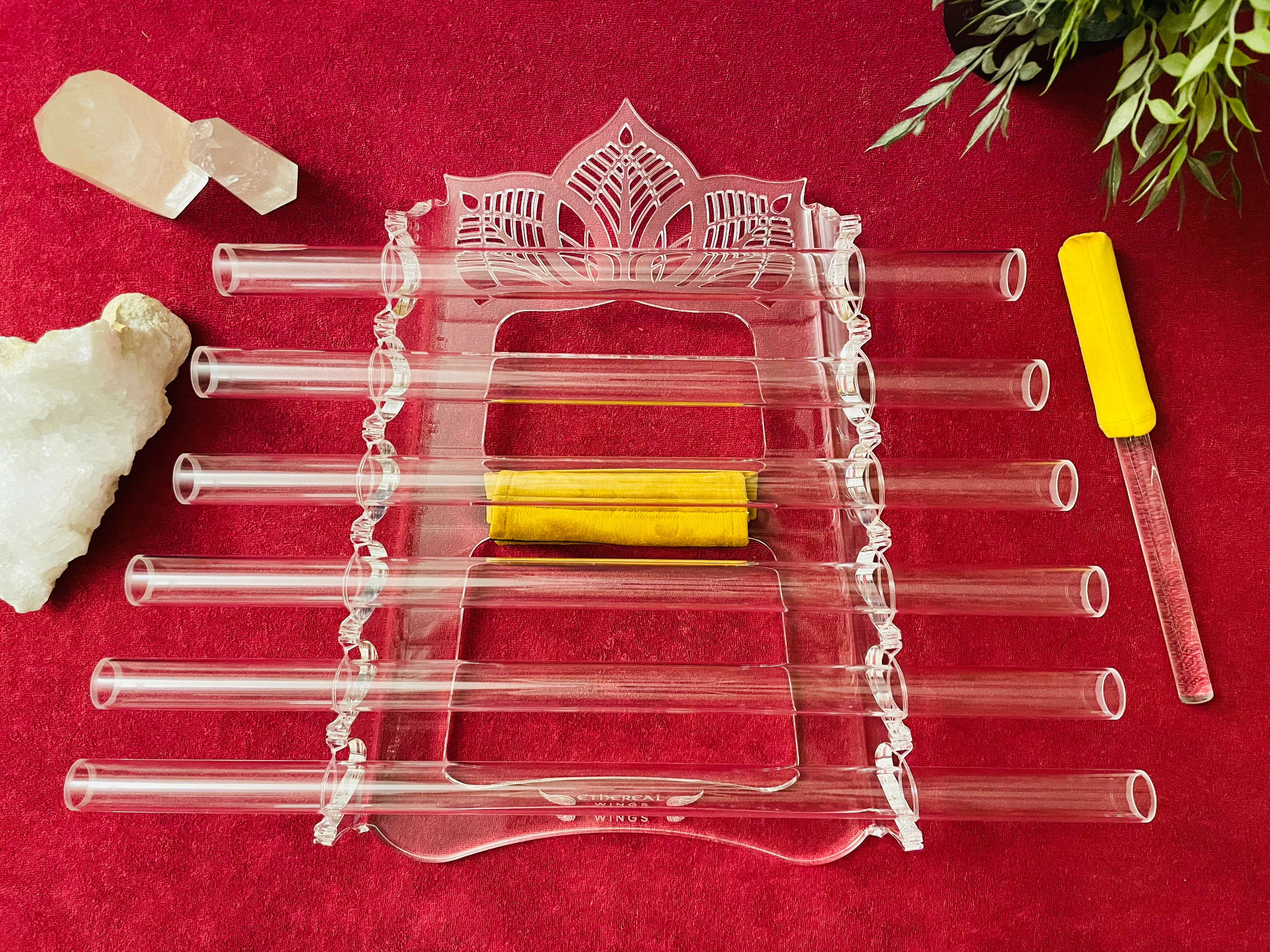 Harpe en cristal Light Heart