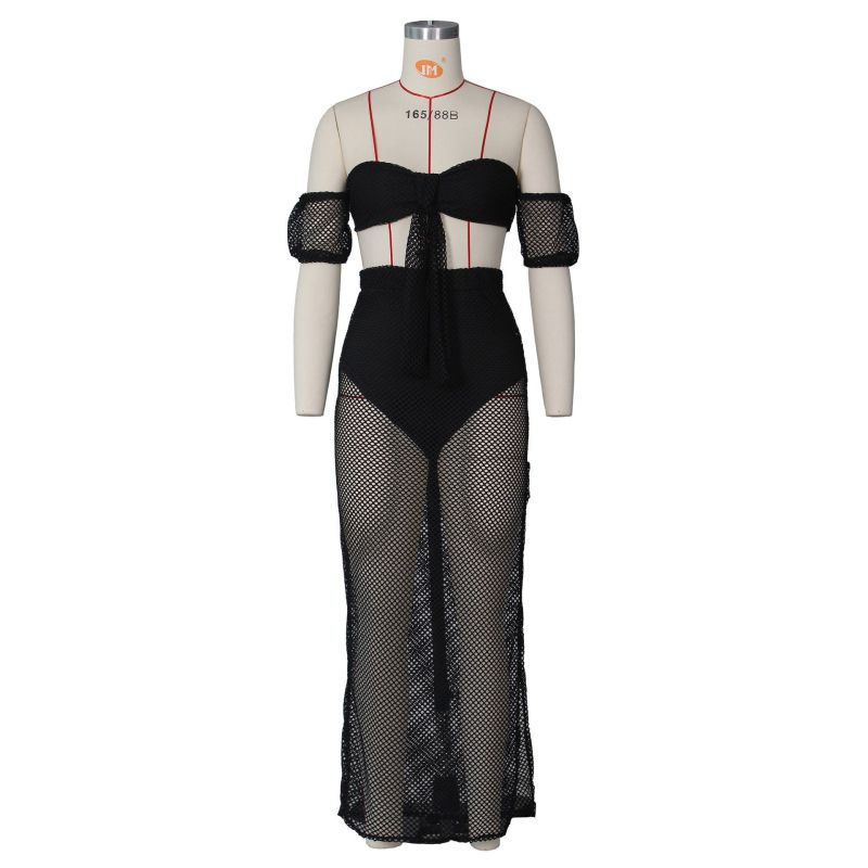 Thumbnail: "Sexy Crop Top & Side Slit" Beachwear