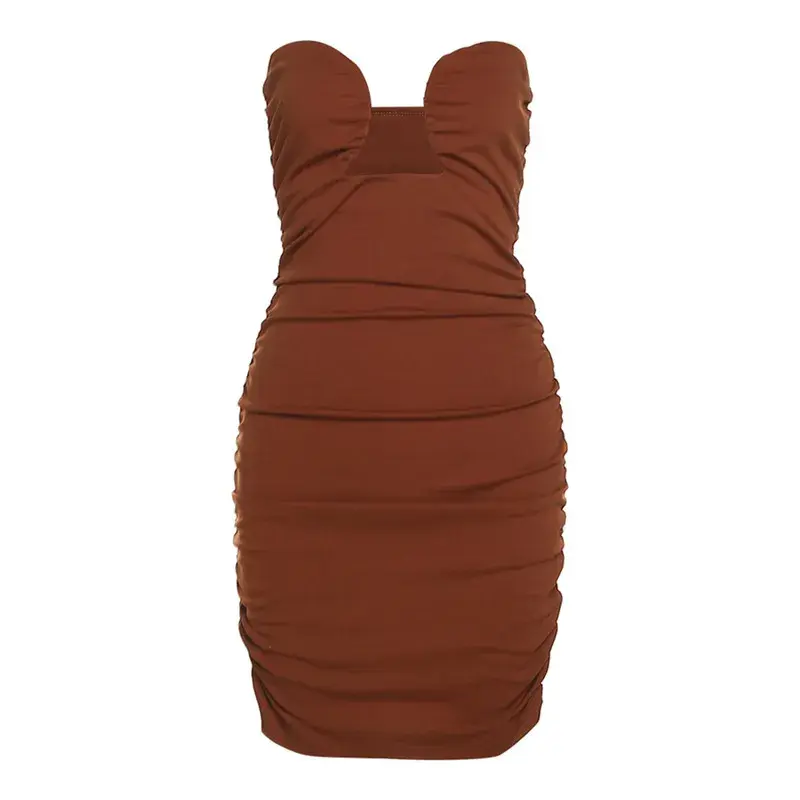 Thumbnail: "The Edgy Backless Strapless" Bodycon Dress