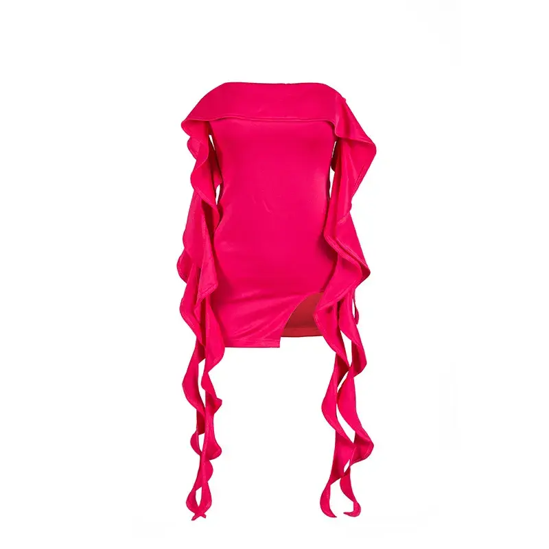 Thumbnail: "The Off Shoulder Split" Mini Dress